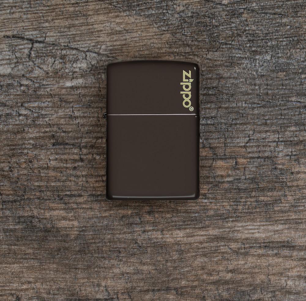 Zippo zapalovač 26911 Brown Zippo Logo