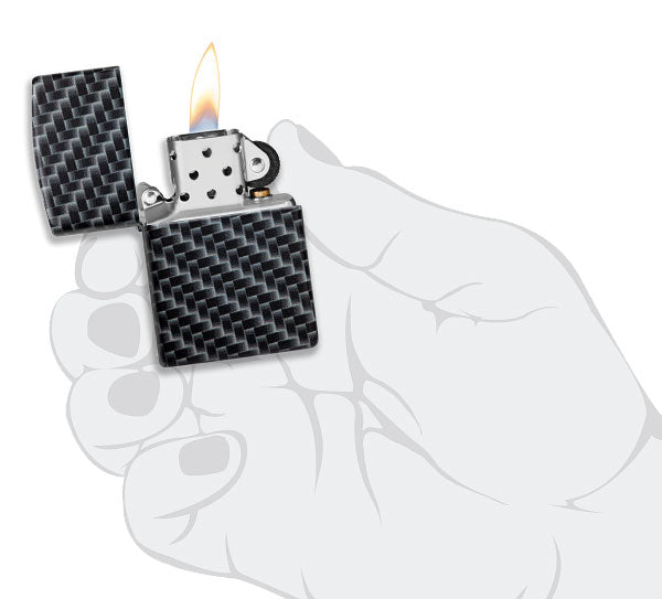 Zippo zapalovač 26943 Carbon Fiber Design