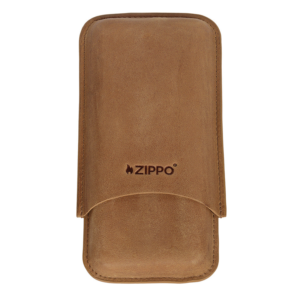 98513 Kožené pouzdro na doutníky Zippo Vintage