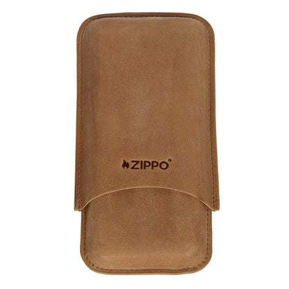 98513 Kožené pouzdro na doutníky Zippo Vintage