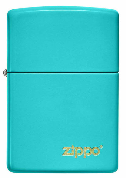 Zippo zapalovač 26952 Flat Turquoise Zippo Logo