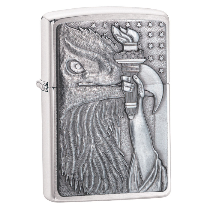 21178 Eagle & Torch Pewter