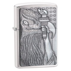 21178 Eagle & Torch Pewter