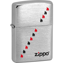 21652 Zippo Flames Diagonal