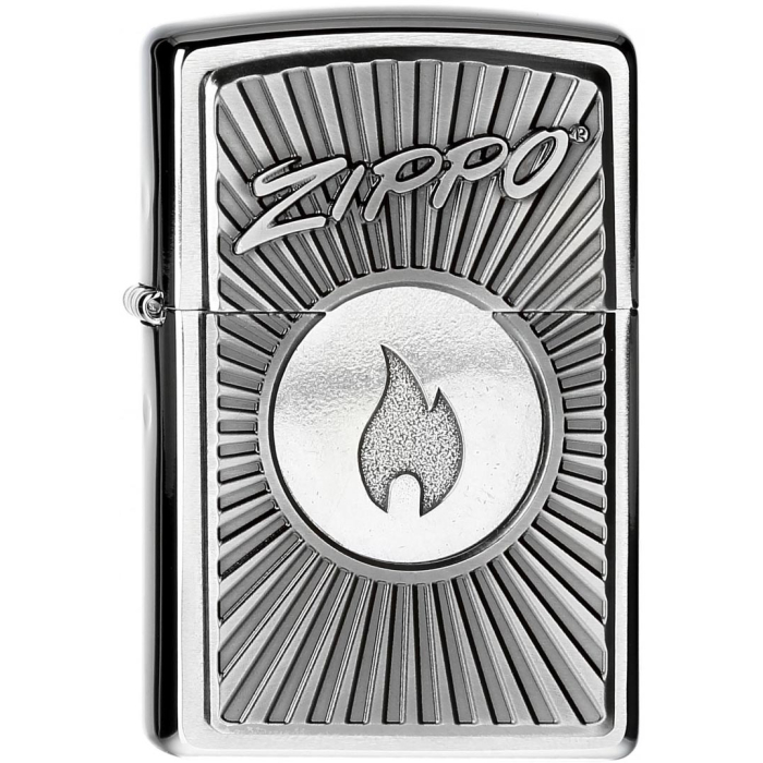 21758 Zippo Chip with Flame Emblem