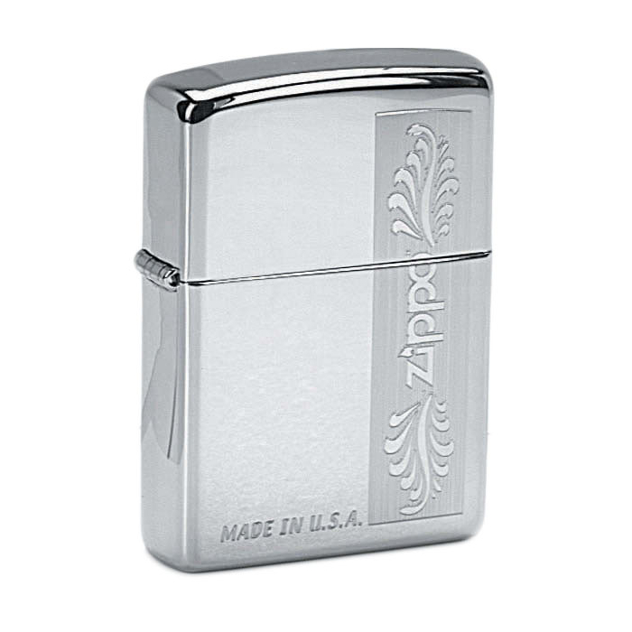 22442 Zippo Vertical Leaves