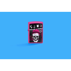 66018 Punk Skull Design