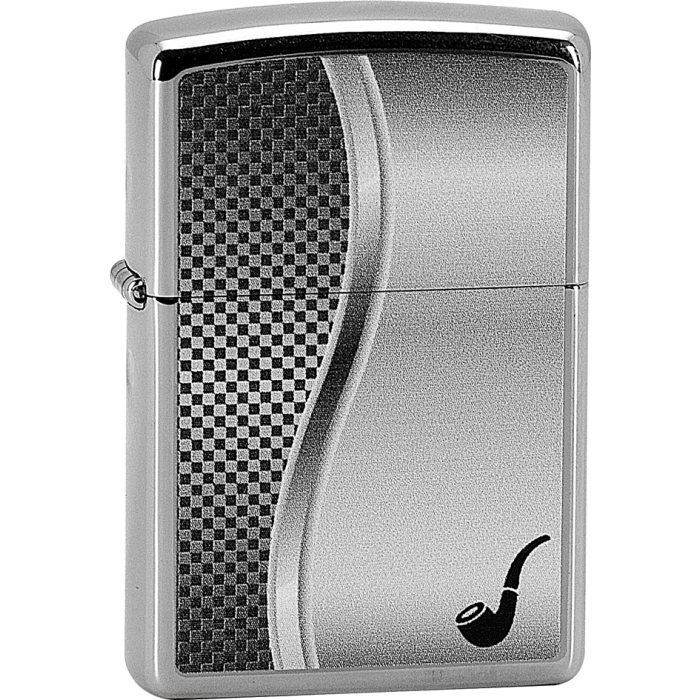22877 Pipe Lighter All Chrome