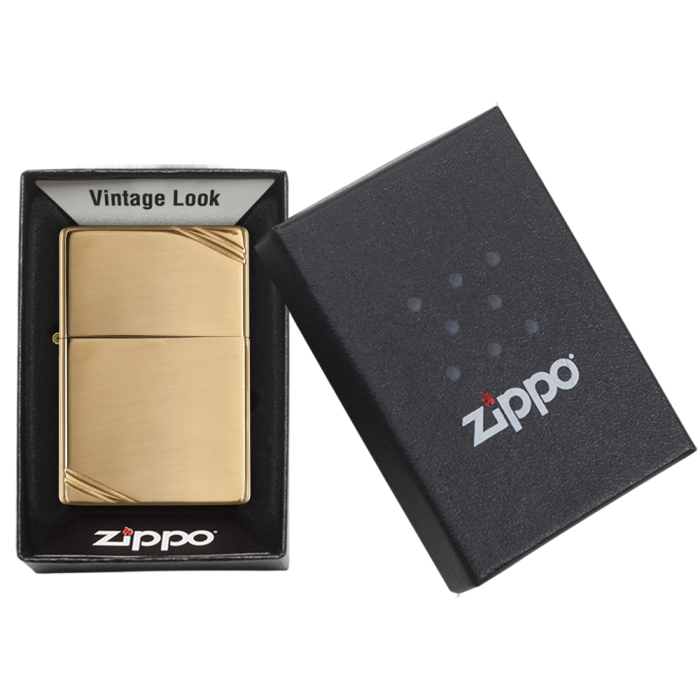 24012 High Polish Brass Vintage with Slashes
