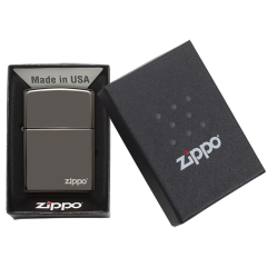 25080 Black Ice® Zippo Logo