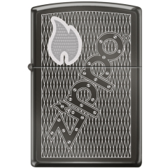 25443 Zippo Flame and Fence
