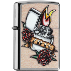 25450 Zippo Motif