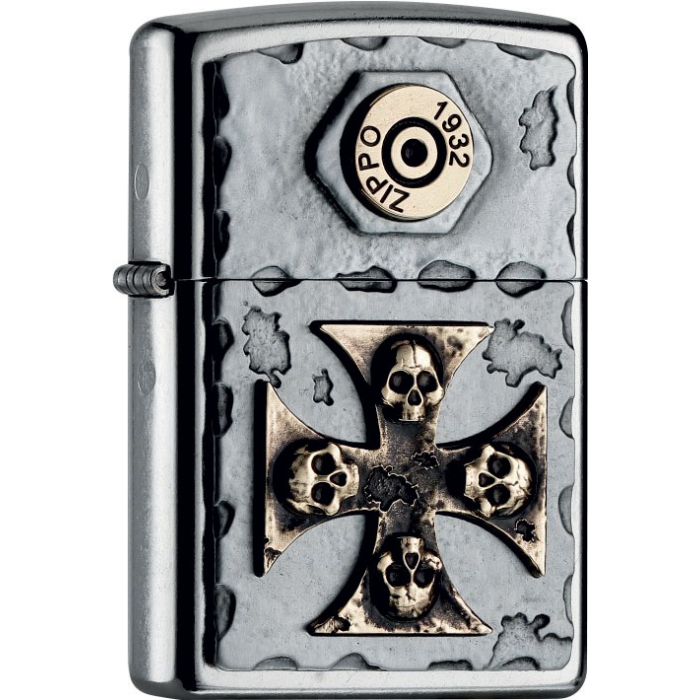 25474 Vintage Cross Skull