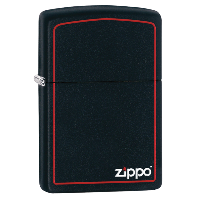 26117 Black Matte with Zippo & Border
