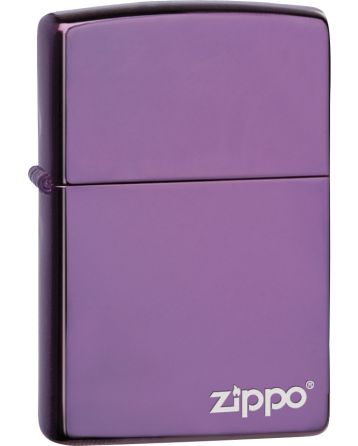 26415 High Polish Purple Zippo Logo