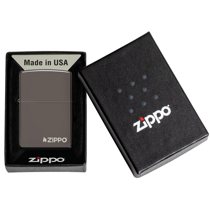 25080 Black Ice® Zippo Logo