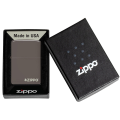 25080 Black Ice® Zippo Logo