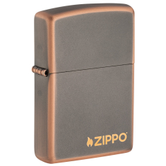 27005 Rustic Bronze Zippo Logo