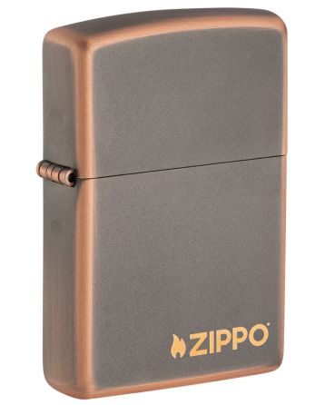 27005 Rustic Bronze Zippo Logo