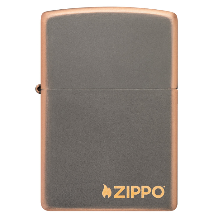 27005 Rustic Bronze Zippo Logo