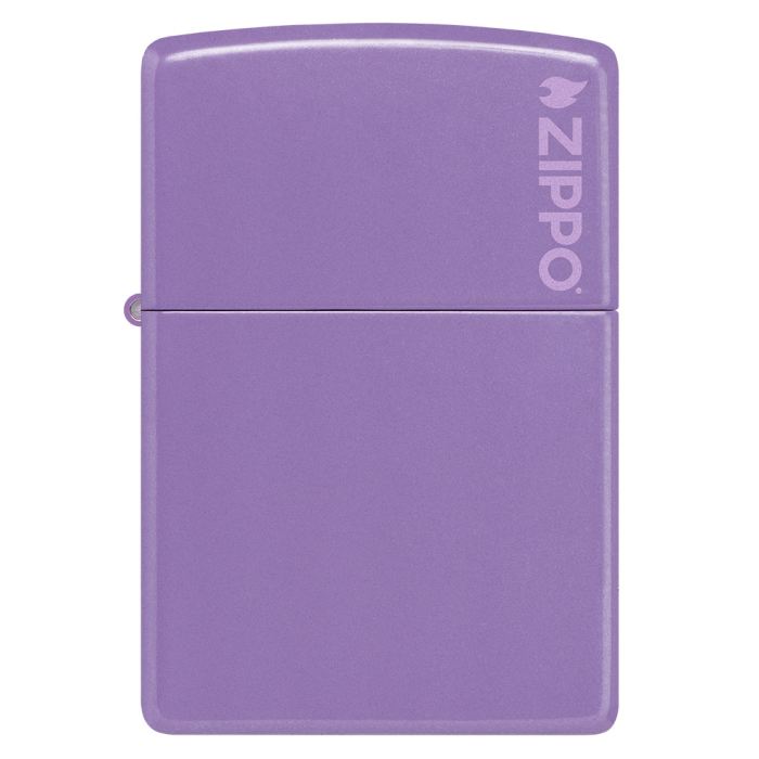 66081 Smoky Lavender Zippo Logo