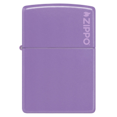 66081 Smoky Lavender Zippo Logo