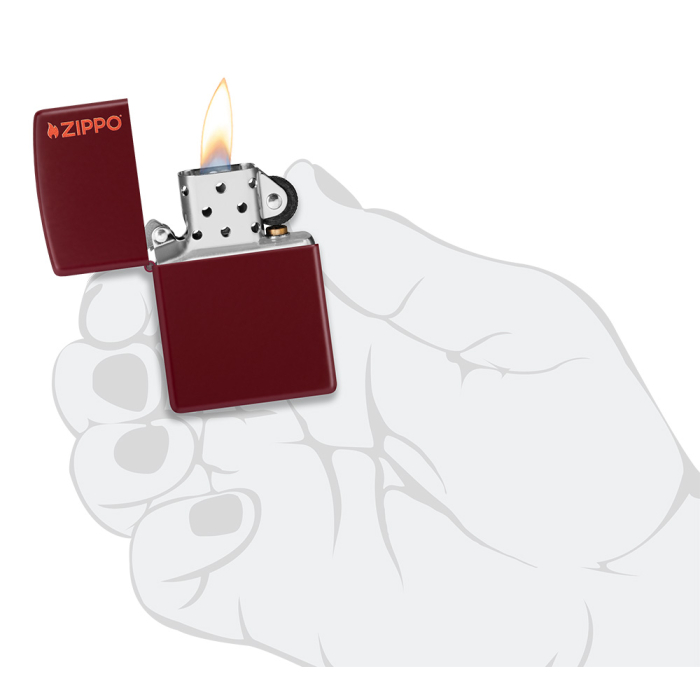 66083 Merlot Zippo Logo