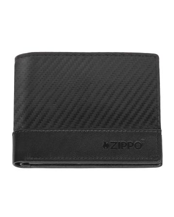 44188 Kožená peněženka Zippo Carbon