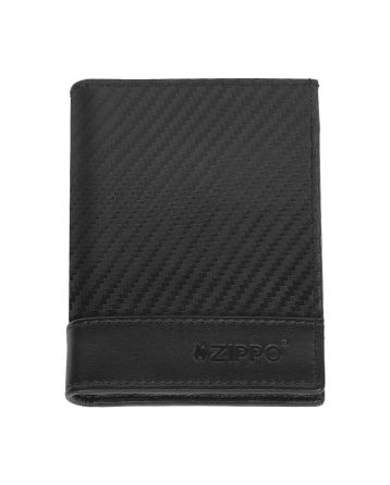44191 Kožená peněženka Zippo Carbon