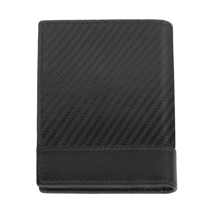 44191 Kožená peněženka Zippo Carbon