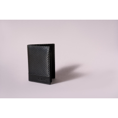 44191 Kožená peněženka Zippo Carbon