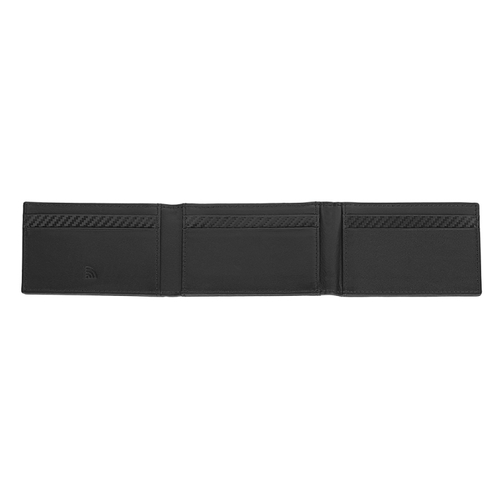 44192 Kožené pouzdro na karty Zippo Carbon