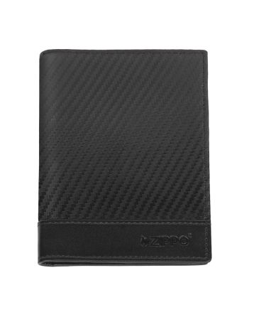 44194 Kožené pouzdro na cestovní pas Zippo Carbon