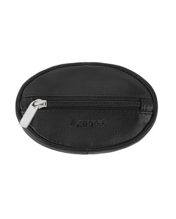 44197 Kožené pouzdro na mince Zippo Carbon