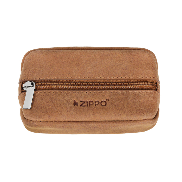 44201 Kožené pouzdro na mince Zippo Vintage