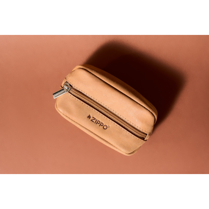 44201 Kožené pouzdro na mince Zippo Vintage