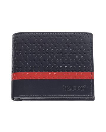 44205 Kožené pouzdro na karty Zippo Navy