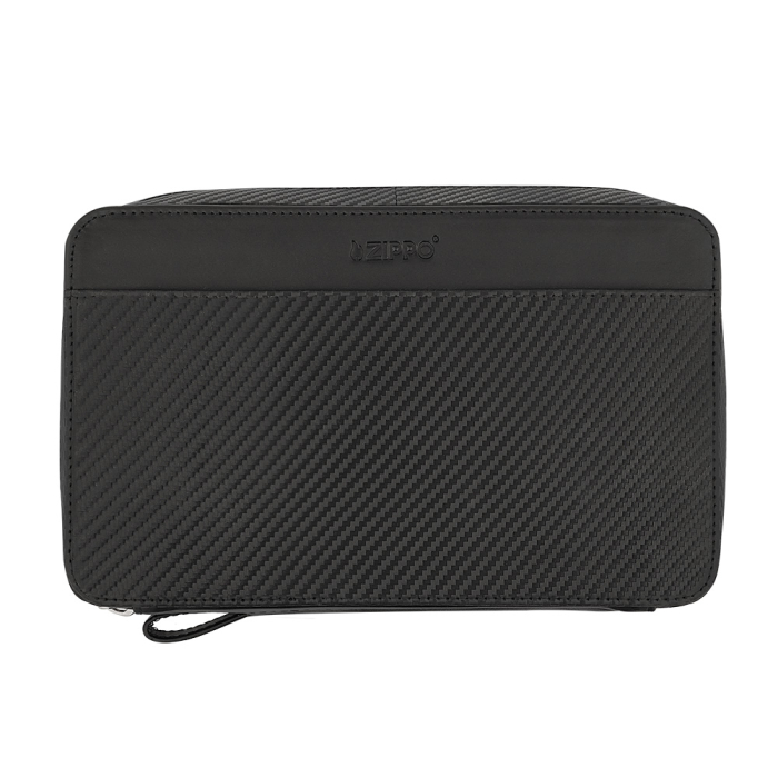 44207 Kožená cestovní taška na doutníky Zippo Carbon