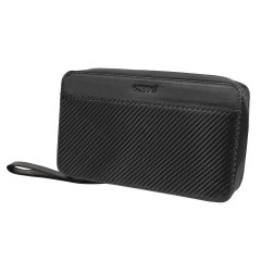 44207 Kožená cestovní taška na doutníky Zippo Carbon