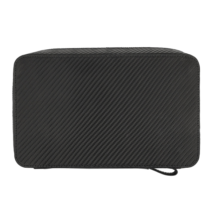44207 Kožená cestovní taška na doutníky Zippo Carbon