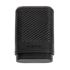 44207 Kožená cestovní taška na doutníky Zippo Carbon