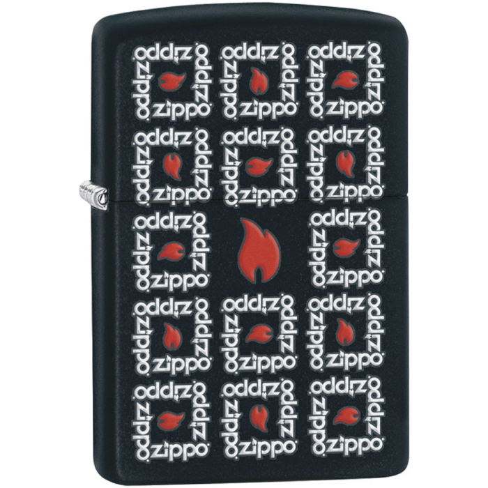 26603 Zippo Surrounded Flames