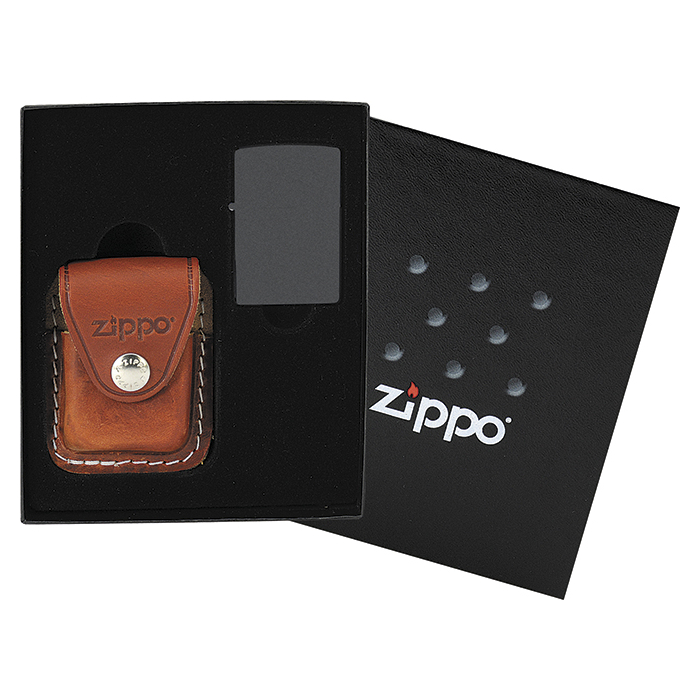 44065 Dárková kazeta Zippo s hnědým pouzdrem