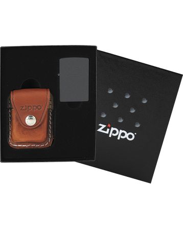 44065 Dárková kazeta Zippo s hnědým pouzdrem