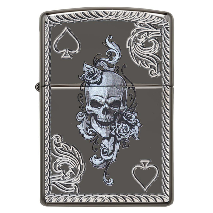 25498 Spade & Skull Design