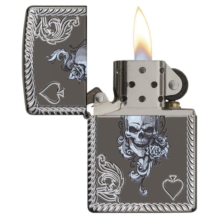 25498 Spade & Skull Design