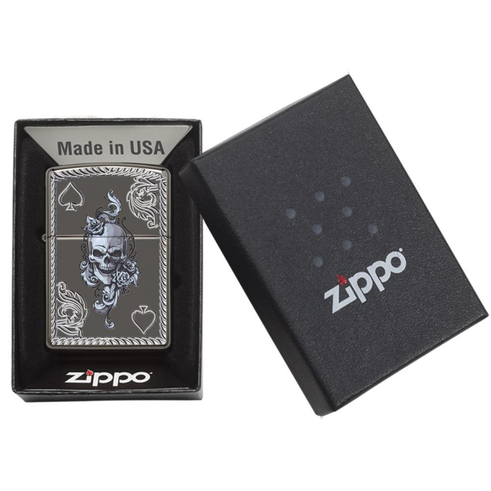 25498 Spade & Skull Design