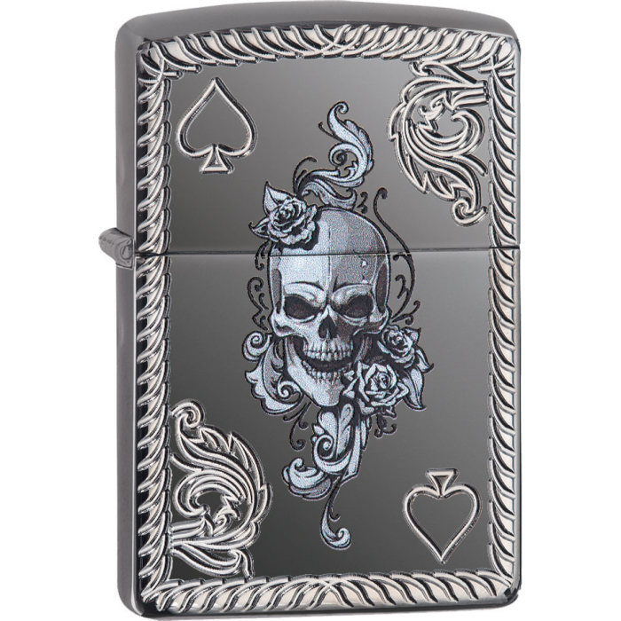 25498 Spade & Skull Design