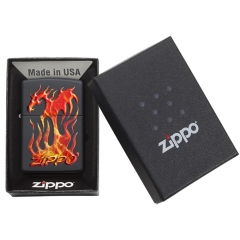 26845 Zippo Flaming Dragon Design