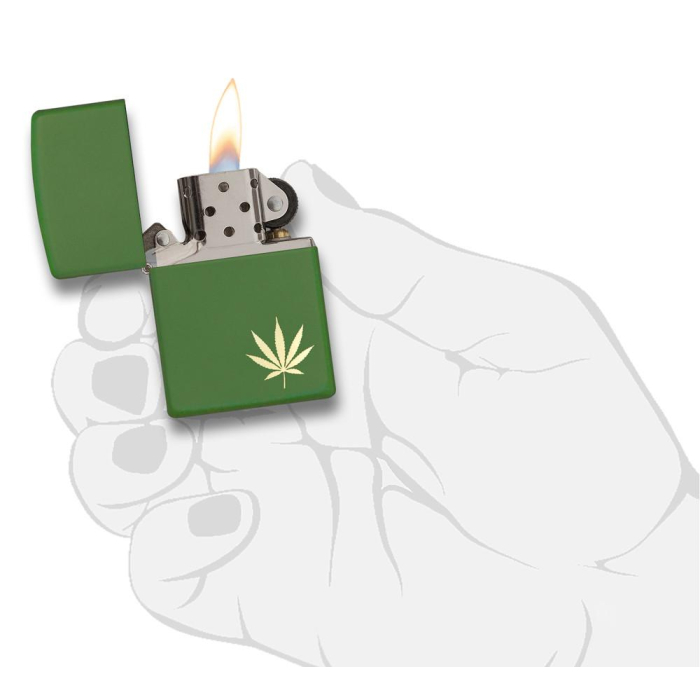 26834 Marijuana Leaf on the Side